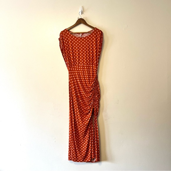 Free People Lakeside Printed Midi Dress - Picture 10 of 16